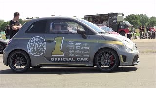 Abarth 695 Biposto Onboard Lap at Top Gear Track [upl. by Mateusz]