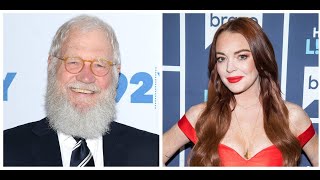 David Letterman is getting backlash for his interview with Lindsay Lohan [upl. by Treblig]