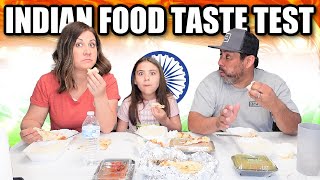 Americans Try Indian Food for the First Time  Trying Gobi Manchurian Mixed Vegi Curry Dal Makhani [upl. by Ylrebmyk883]