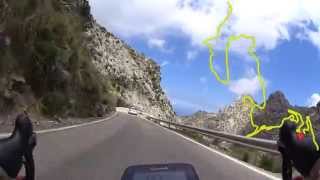 Complete descent Sa Calobra Majorca best footage ever in 4KUHD [upl. by Akemrehs]