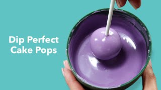 Perfect Cake Pop Coating amp Dipping  Cake Decorating Tutorial with Kris GaliciaBrown [upl. by Ashien562]