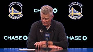 STEVE Kerr Reaction to Warriors Current Roster 20242025 [upl. by Winser]