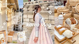 KOREA VLOG🎐🐈 gwangjang market busan trip cafes hanboks hangang picnic traveling w subscribers 🤍 [upl. by Artemisia]