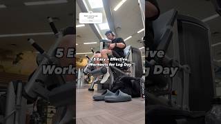 Easy leg day routine for anybody Subscribe for more routines 🙏 legday legdayworkout [upl. by Langdon844]