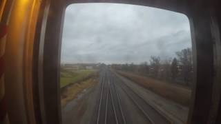 CSX Metropolitan Sub  Kensington to Germantown Rear View Dusk GoPro [upl. by Nelluc]