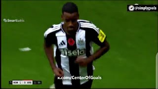 Alexander Isak fantastic Goal🔥 Newcastle Vs Arsenal 10 All goals Results amp Extended Highlights [upl. by Godbeare]