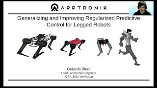 Gerardo Bledt MIT Generalizing and improving regularized predictive control for legged robots [upl. by Wilber82]