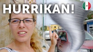 HURRIKAN auf Cozumel und wir mittendrin 😱 • Mexiko 🇲🇽 [upl. by Lyris]