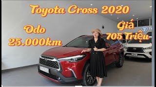 TOYOTA CROSS 18V 2020 Xe gia đình Odo chuẩn 25000km [upl. by Claretta]