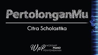 PertolonganMu  Worship Piano Karaoke  Iringan Tanpa Melodi Vocal [upl. by Tezil]