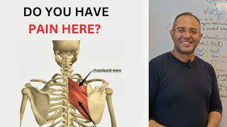 FIX YOUR RHOMBOID OR SHOULDER BLADE PAIN PERMANENTLY [upl. by Parnas]