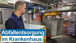 Automatischer Abfalltransport  So funktioniert Abfallentsorgung im Krankenhaus [upl. by Eiveneg]