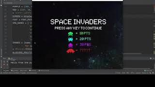 pygame Space Invaders [upl. by Adamec]