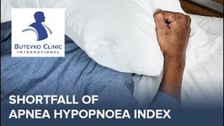 Shortfall of Apnea Hypopnea Index AHI [upl. by Anilem897]