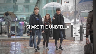 JAYKEEOUT  Share the Umbrella Experiment in Korea [upl. by Eornom]