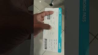 Jazeera airlines boarding pass [upl. by Analah]