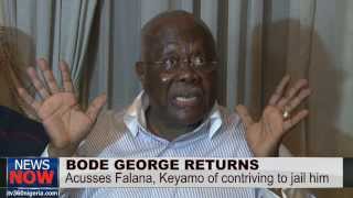 Bode George returns accuses Tinubu PDP officials Falana Judges others for his jailing [upl. by Eskill]