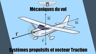 MÉCANIQUES DU VOL 1  Systèmes propulsifs et vecteur Traction [upl. by Adnelg]