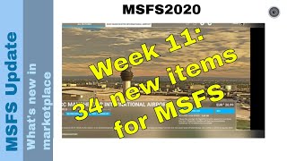 Flight Simulator 2020  MSFS Update  Whats new in the marketplace  week 11 [upl. by Yot]