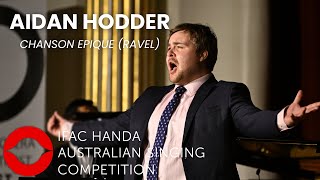 2024 Aidan Hodder Baritone SemiFinals Concert second performance Ravel [upl. by Boles]