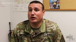 31B Military Police in the Army National Guard SSG David Brownell MyGuardStory [upl. by Nivk]