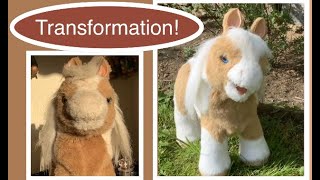 Cleaning Tiger Electronics Furreal Friends Baby Butterscotch Pony Robotic Pet [upl. by Ninetta]