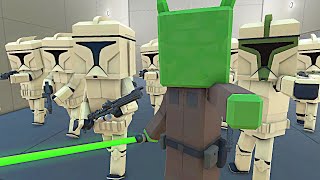 I Charge the CLONE ARMY into a HOSTAGE CRISIS Raid  Ancient Warfare 3 Star Wars Mod [upl. by Anitak]