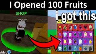 I Got This 100 Fruit Boxes in Sea 1 Blox Fruit Roblox [upl. by Dougy]