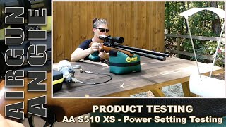 PRODUCT TESTING  AIR ARMS S510 XS – Power Setting – Velocity – Shot Count  Accuracy [upl. by Ecnedurp]