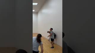 A racquetball connection Every Time we Touch🤣🤣🤣 [upl. by Eemyaj]