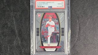 2018 PANINI CHRONICLES SHOHEI OHTANI SELECT RC [upl. by Foah]