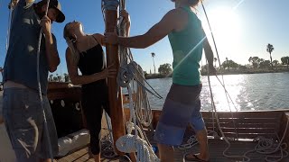 Salt amp Tar Ep102 Stepping Our Own Mizzen Mast [upl. by Ecienaj596]