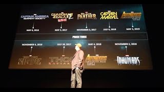 Marvel Studios Phase Three Announcement 2014 [upl. by Iggy652]