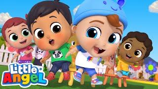 Musical Chairs Song  LittleAngel Kids Songs amp Nursery Rhymes [upl. by Notsnorb]