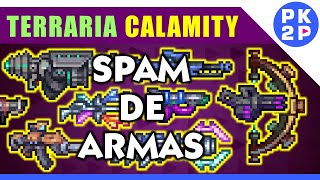 Terraria Calamity ► Tomei SPAM de Arma Ranged na cara 59 [upl. by Rogergcam155]