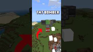 Build a Tnt Bomber in Minecraft shorts [upl. by Georgeta]