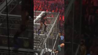 John Cena Falls Off The Cell Again wwe wwe2k24 wwe2k22 wrestling wweraw randyorton wwe2k23caw [upl. by Edrahs]