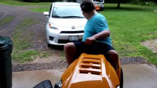 Max and his Cub Cadet LT 50 [upl. by Eylrac60]