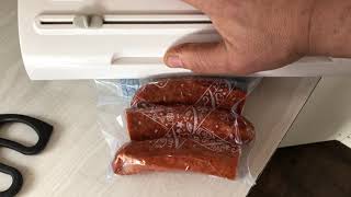 Ziploc freezer bags in a Foodsavervacuum sealer [upl. by Spanos]