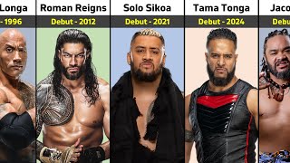 WWE Anoai Family All Wrestlers Debut [upl. by Tema]