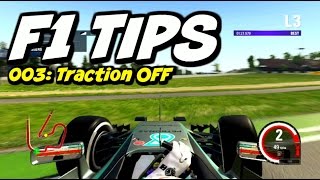 F1 TIPS Turning OFF Traction Control [upl. by Nnylamme]