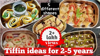 5 nutritious Tiffin recipes for toddlersTiffin ideas for 4 years oldIndian tiffin box ideas 4 year [upl. by Gyimah328]