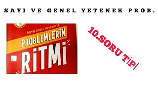 PROBLEMLERİN RİTMİ SAYI VE GENEL YETENEK PROBLEMLERİ 10 SORU TİPİİLGİLİ VİDEOLAR AÇIKLAMALARDA [upl. by Katinka958]