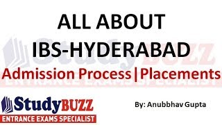 All about IBS Hyderabad amp IBSAT exam  Placements Reviews Fees structure Selection process [upl. by Karlik]