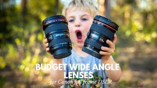 Budget Wide Angle Lens for Canon Full Frame DSLR [upl. by Worrad]