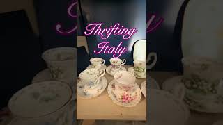 🗓️So Timely thriftingitaly vintagehomedecor teacups shorts [upl. by Ahsillek]