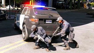 WATCH DOGS 2 NPC Wars 18 SFPD Edition [upl. by Neelon813]