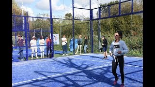 Opening Padelbanen bij TC Unicum Leiden wwwleidseglibbernl [upl. by Sinegra]