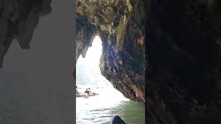 BOATING in Thailandboating canoekayak canoetrip thailand sea island like share subscribe [upl. by Toiboid677]