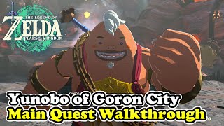 Yunobo of Goron City Main Quest Guide Zelda Tears of the Kingdom Fire Temple Guide [upl. by Edsel]